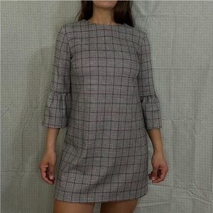 Zara plaid dress Small